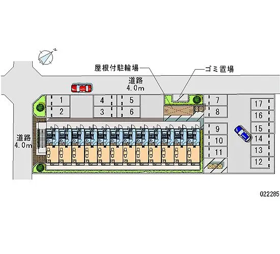 ★手数料０円★川越市神明町　月極駐車場（LP）